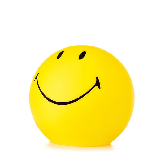 Dimmable Yellow Table Lamp with LED Light – Fun Smiley Design 1