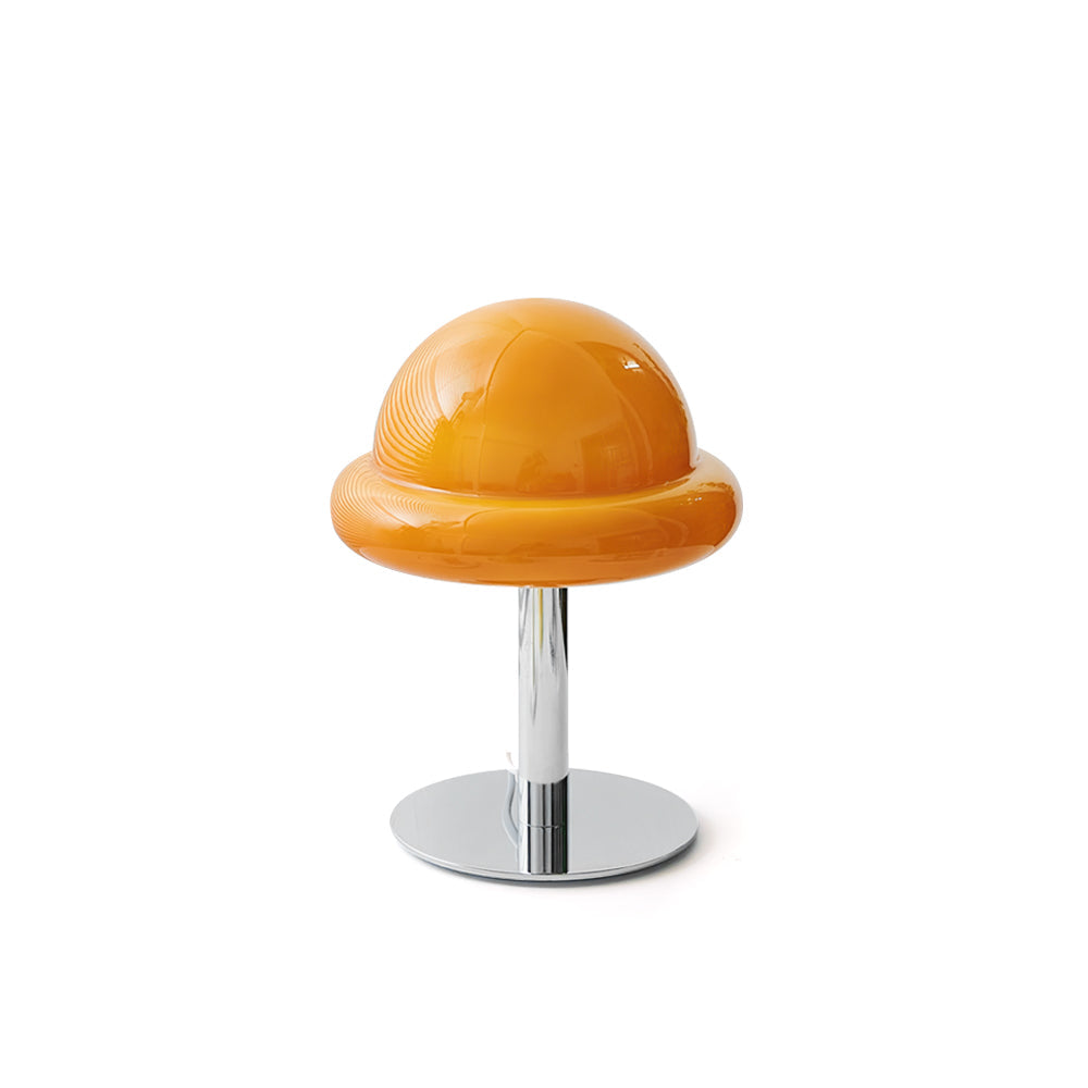 Modern Glass Table Lamp with Integrated LED – Stylish Mushroom Design 2