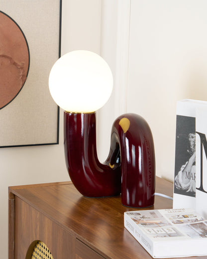 Elegant Spiral Glass Table Lamp – Stylish Indoor Lighting Fixture 11