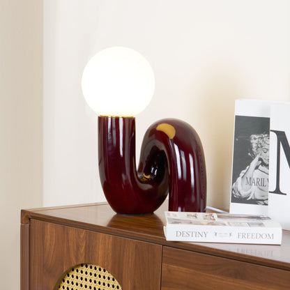 Elegant Spiral Glass Table Lamp – Stylish Indoor Lighting Fixture 3