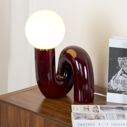Elegant Spiral Glass Table Lamp – Stylish Indoor Lighting Fixture 5