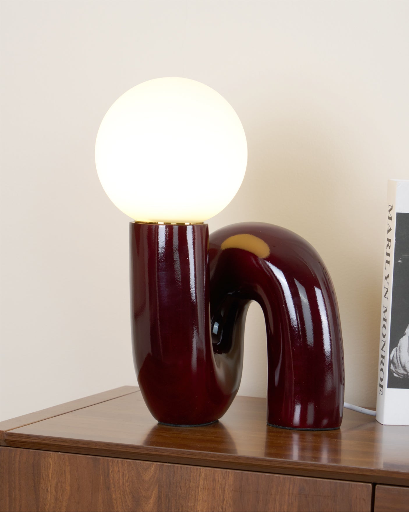 Elegant Spiral Glass Table Lamp – Stylish Indoor Lighting Fixture 6