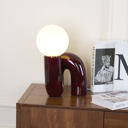 Elegant Spiral Glass Table Lamp – Stylish Indoor Lighting Fixture 7