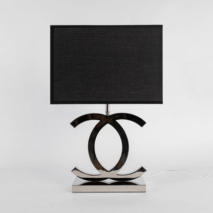 Modern Stainless Steel Table Lamp with Fabric Shade – Nordic Design for Bedroom or Living Room 6