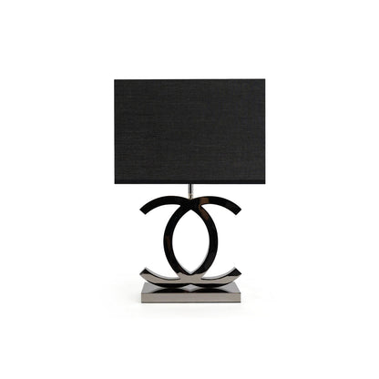 Modern Stainless Steel Table Lamp with Fabric Shade – Nordic Design for Bedroom or Living Room 10
