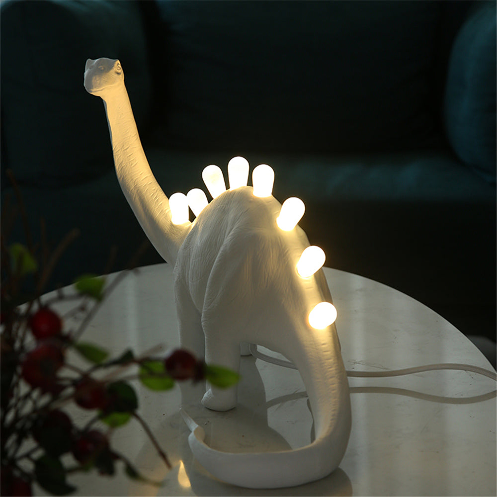 Creative Stegosaurus Table Lamp – Unique Resin Design for Home Decor 8