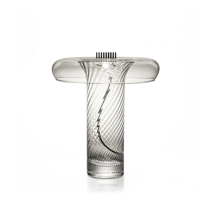 Vintage Glass Table Lamp with Integrated LED – 35cm Diameter, Indoor Lighting 2
