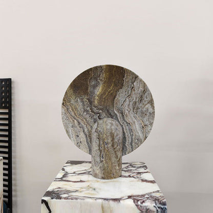 Elegant Marble Table Lamp with Integrated LED – Modern Design for Bedroom or Living Room 1
