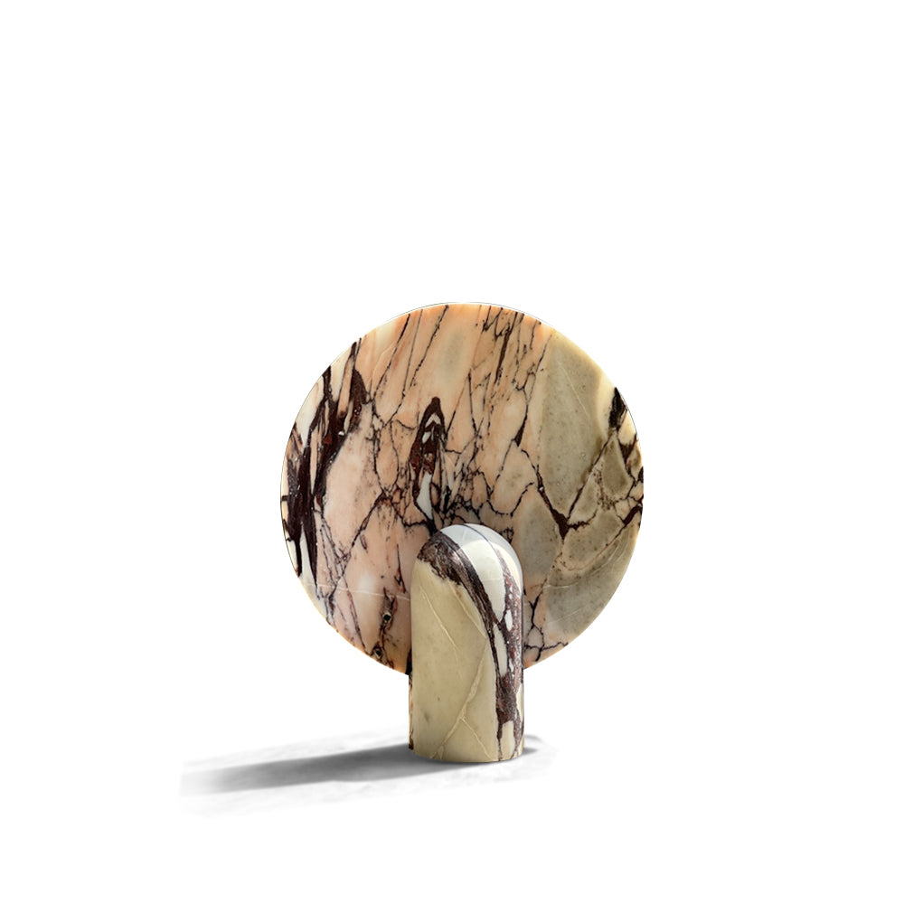 Elegant Marble Table Lamp with Integrated LED – Modern Design for Bedroom or Living Room 2