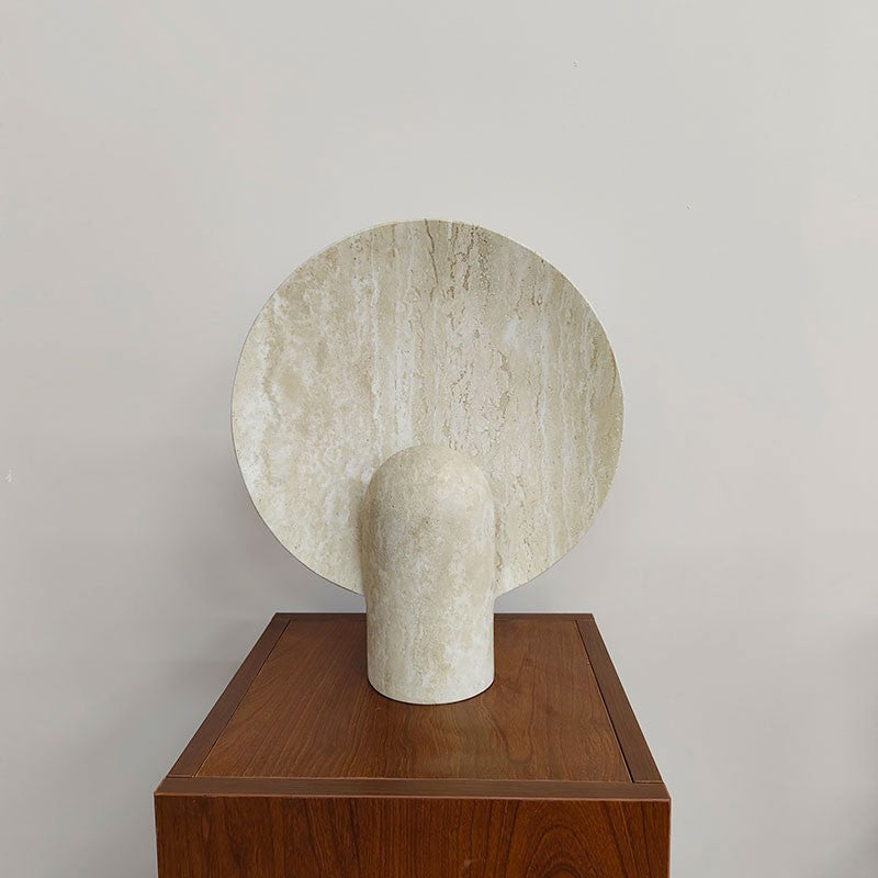 Elegant Marble Table Lamp with Integrated LED – Modern Design for Bedroom or Living Room 10