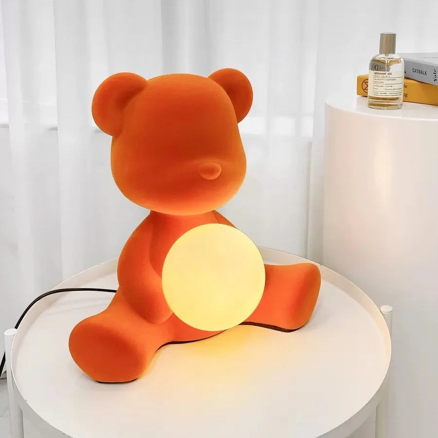 Cute Teddy Table Lamp with Integrated LED – Whimsical Design for Bedroom or Desk 3