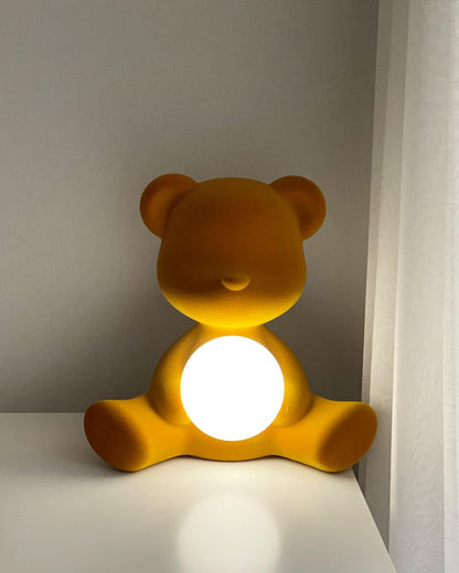 Cute Teddy Table Lamp with Integrated LED – Whimsical Design for Bedroom or Desk 9