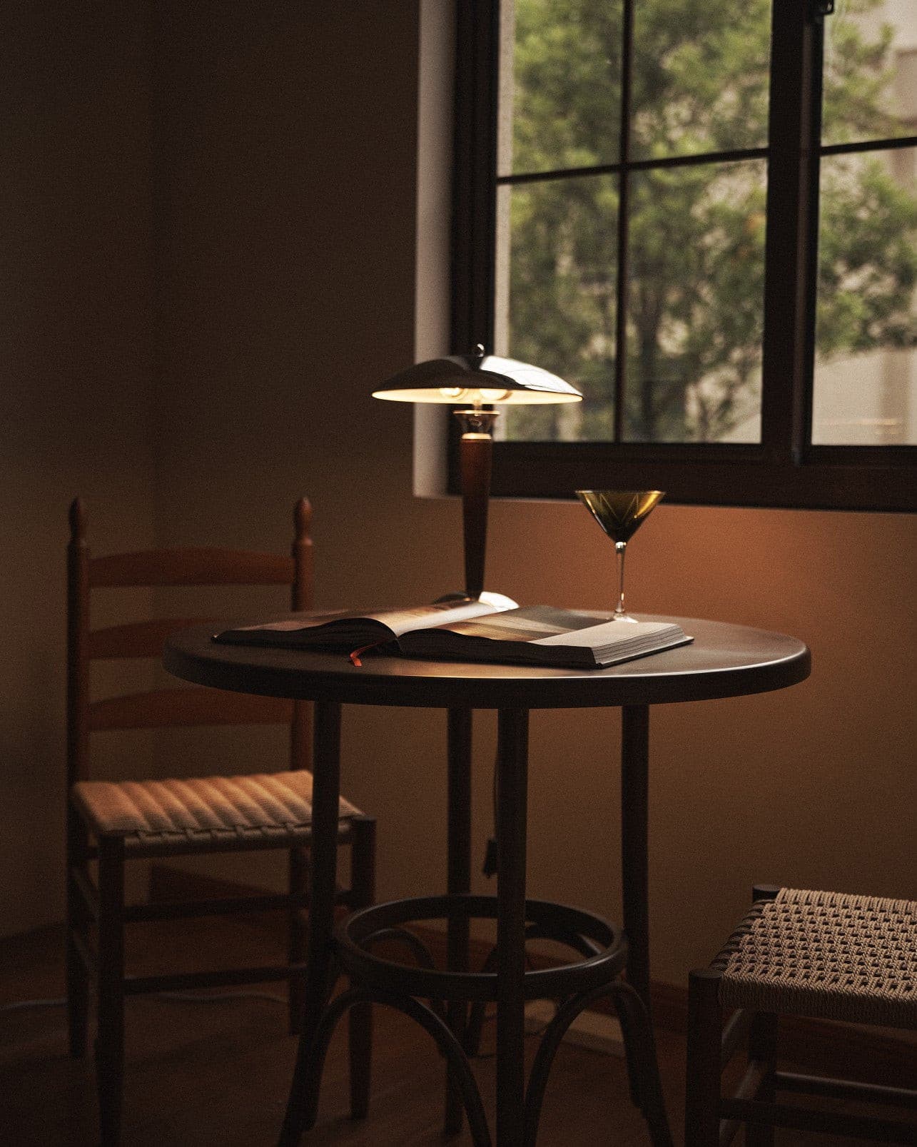 Tibby Table Lamp with Silver Shade and Wood Accent – Elegant Bedroom or Desk Lamp 7
