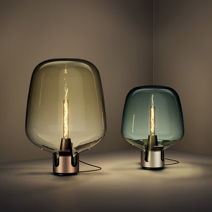 Stylish Table Lamp with Colored Glass – 35cm Diameter, Ideal for Living Room or Bedroom 3