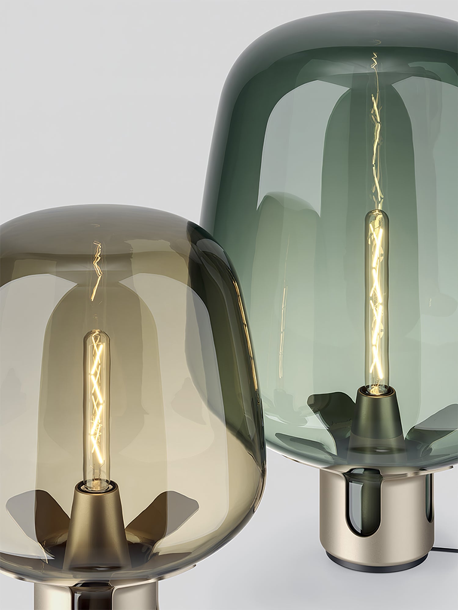 Stylish Table Lamp with Colored Glass – 35cm Diameter, Ideal for Living Room or Bedroom 8