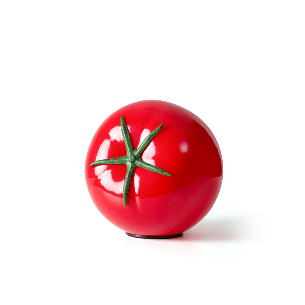 Tomato-Inspired Glass Table Lamp with LED Light – Vibrant Red Design 2