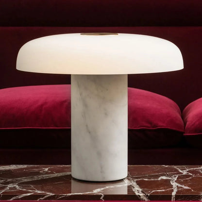 Elegant Marble Glass Table Lamp – Indoor Lighting Fixture for Bedroom or Living Room 5
