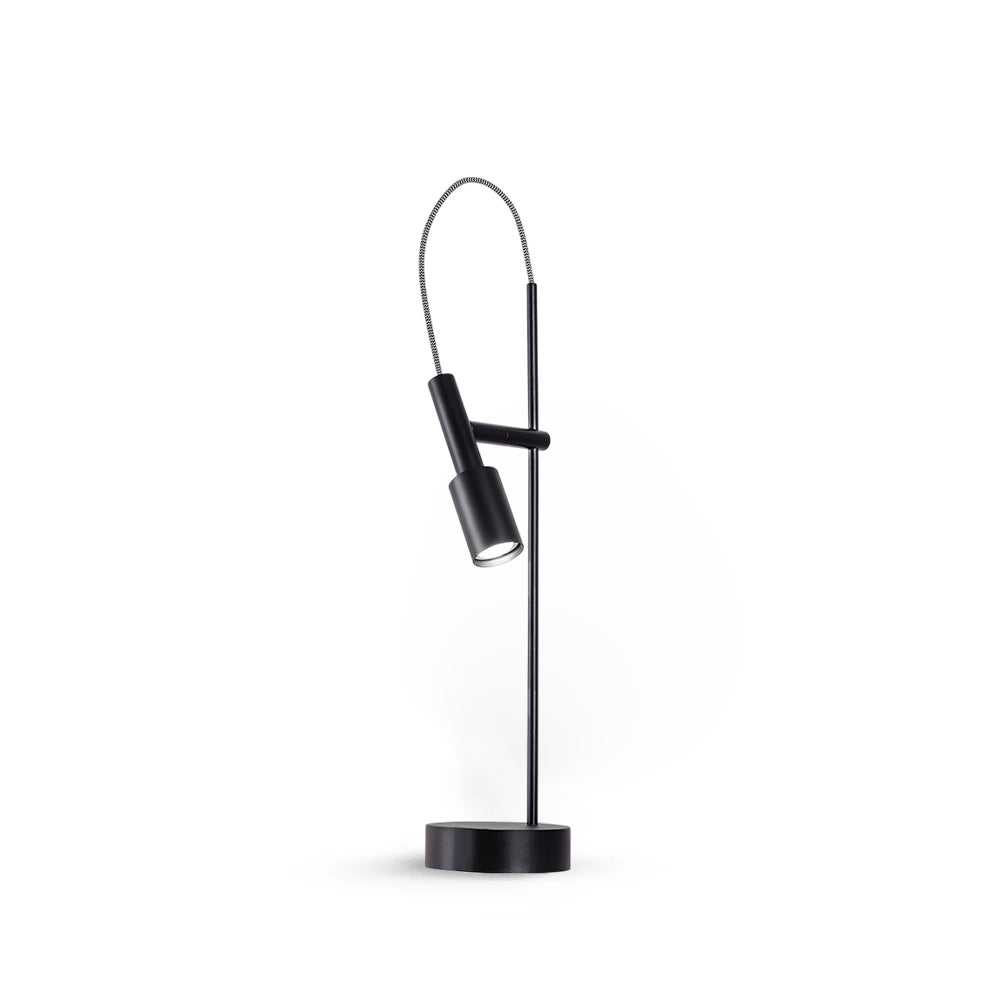 Tubino Indoor Table Lamp with LED Bulb Compatibility – Black Metal Design 2
