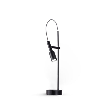 Tubino Indoor Table Lamp with LED Bulb Compatibility – Black Metal Design 2