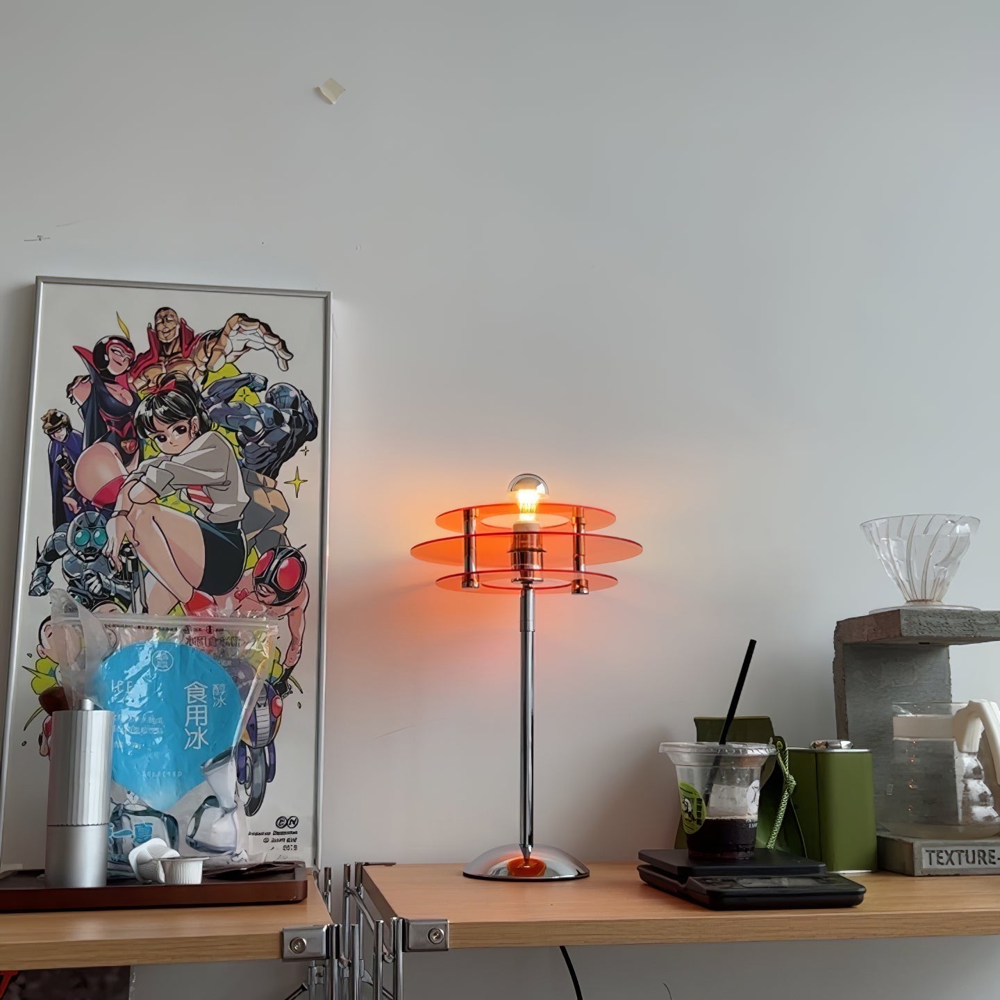 Modern UFO Table Light – Geometric Table Lamp for Living Room, Indoor Use, E26/E27 5