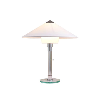 Wagenfeld Table Lamp with Fabric Shade – Modern Indoor Lighting Fixture 1