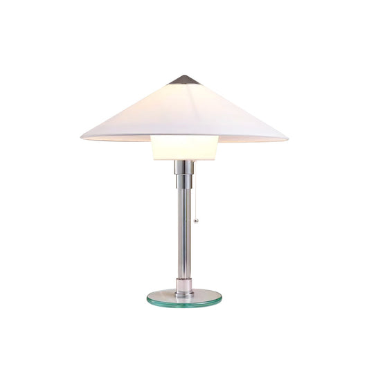 Wagenfeld Table Lamp with Fabric Shade – Modern Indoor Lighting Fixture 1