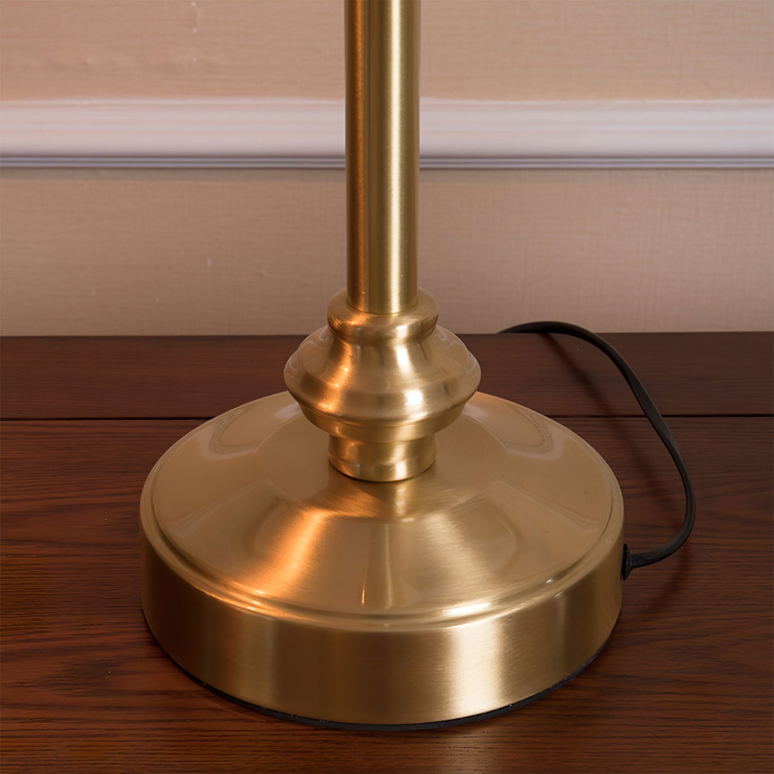 Brass Table Lamp with Adjustable Arm and Dome Shade – Modern Desk Light 6