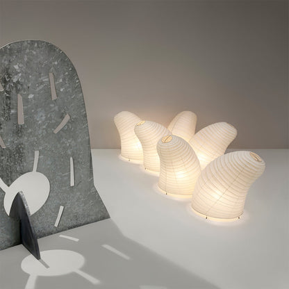 Handmade Mulberry Paper Table Lamp – Unique Design, 38cm Diameter, Ideal for Bedroom and Living Room 3