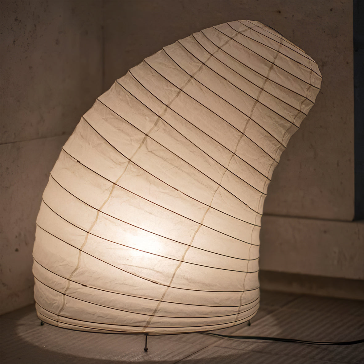 Handmade Mulberry Paper Table Lamp – Unique Design, 38cm Diameter, Ideal for Bedroom and Living Room 6