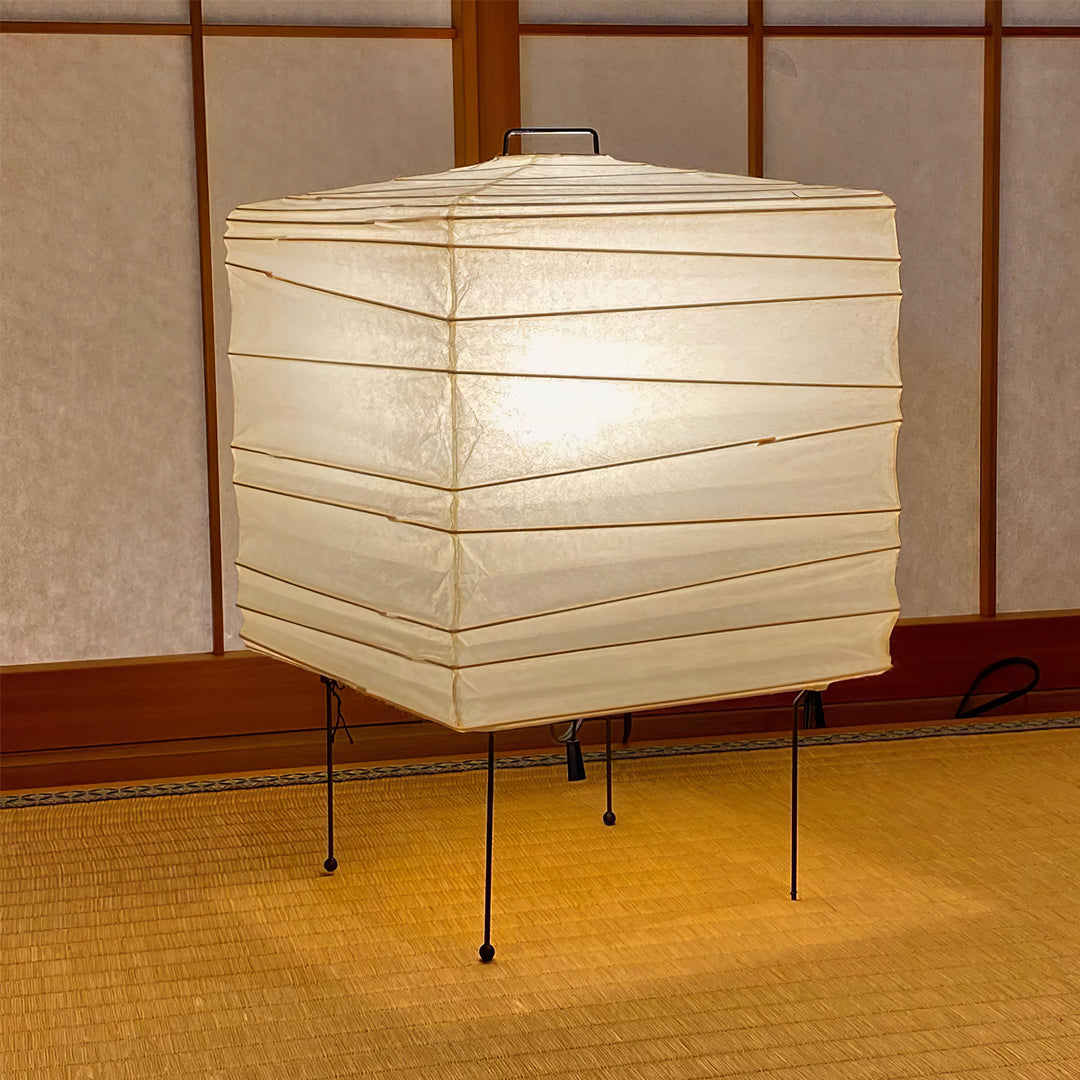Handmade Mulberry Paper Table Lamp with Unique Design – 23cm Diameter 5