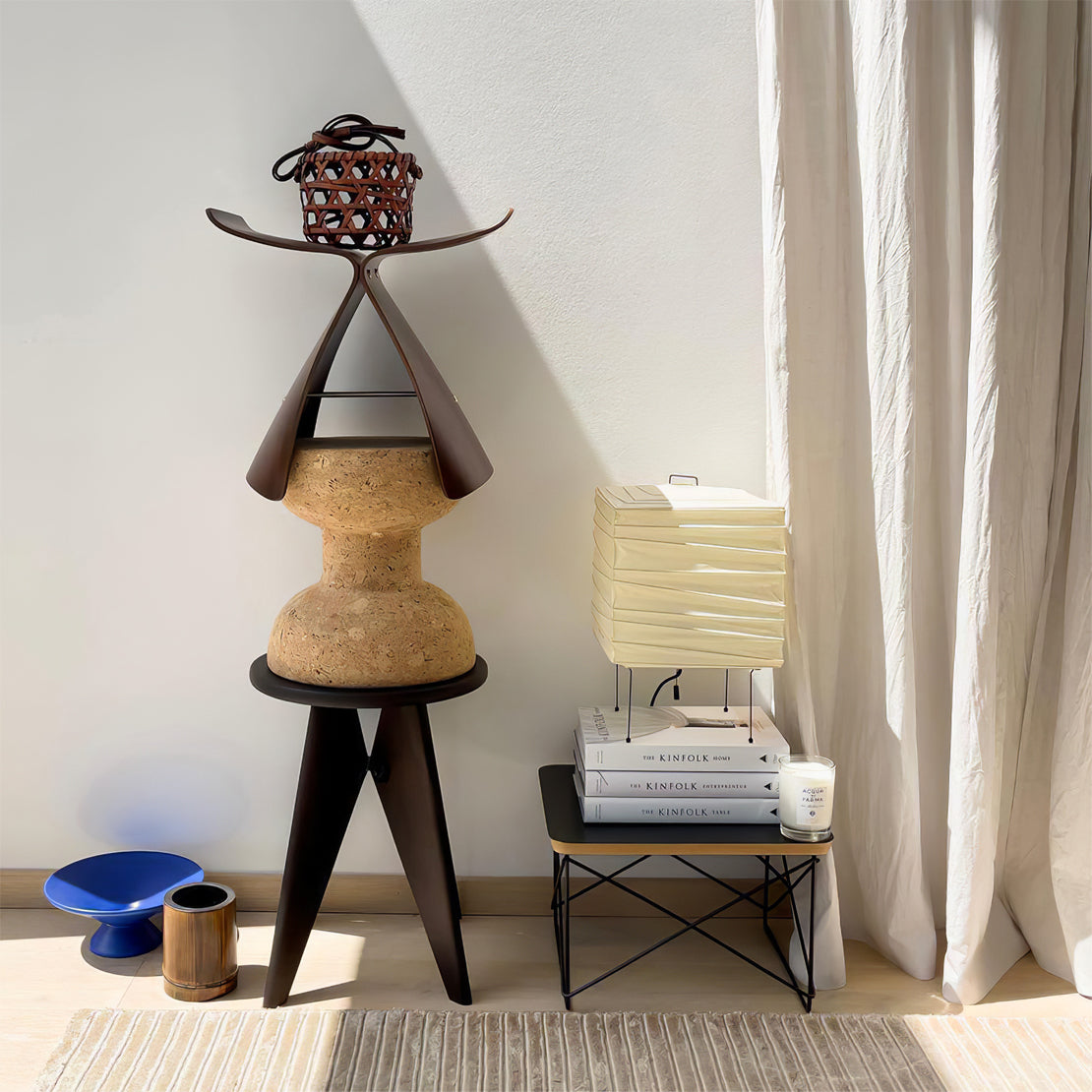 Handmade Mulberry Paper Table Lamp with Unique Design – 23cm Diameter 8