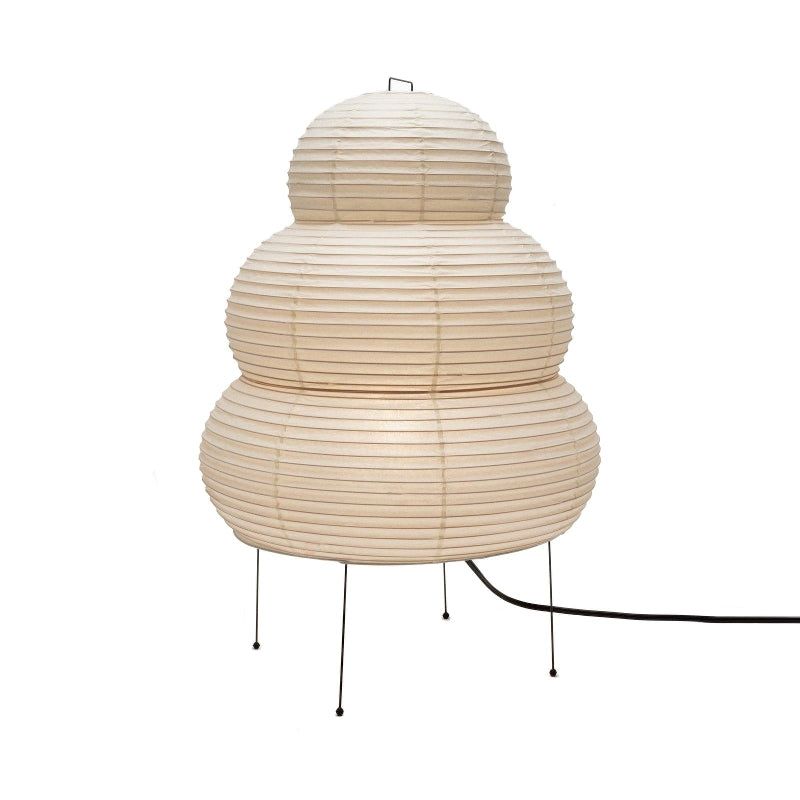 Washi Table Lamp with Mulberry Paper Shade – Elegant Indoor Lighting for Bedroom and Living Room 10