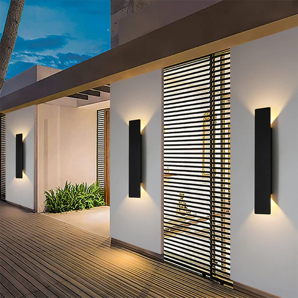 Waterproof LED Outdoor Wall Lamp - Durable Aluminum Light Fixture with Energy-Efficient LED 6