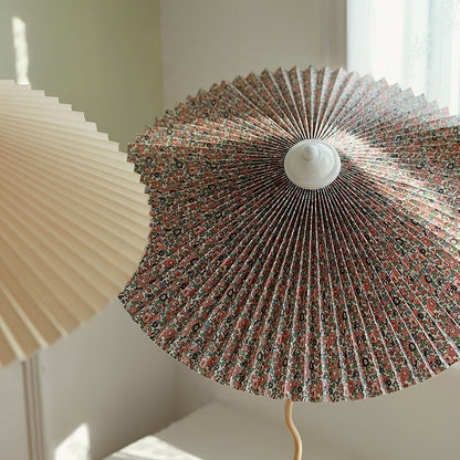 Wiggly Pleated Table Lamp with Handcrafted Shade – 43cm Diameter, Indoor Use 6