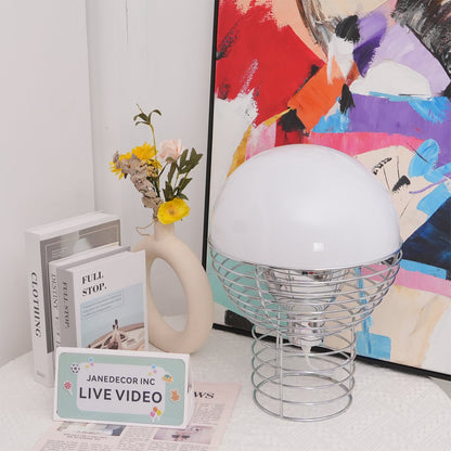 Modern Wire Table Lamp – Minimalist Design for Living Room, Bedside, or Desk 2
