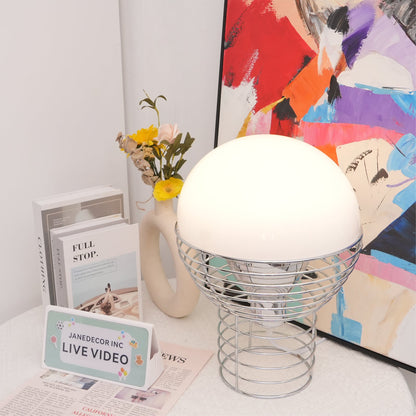 Modern Wire Table Lamp – Minimalist Design for Living Room, Bedside, or Desk 3