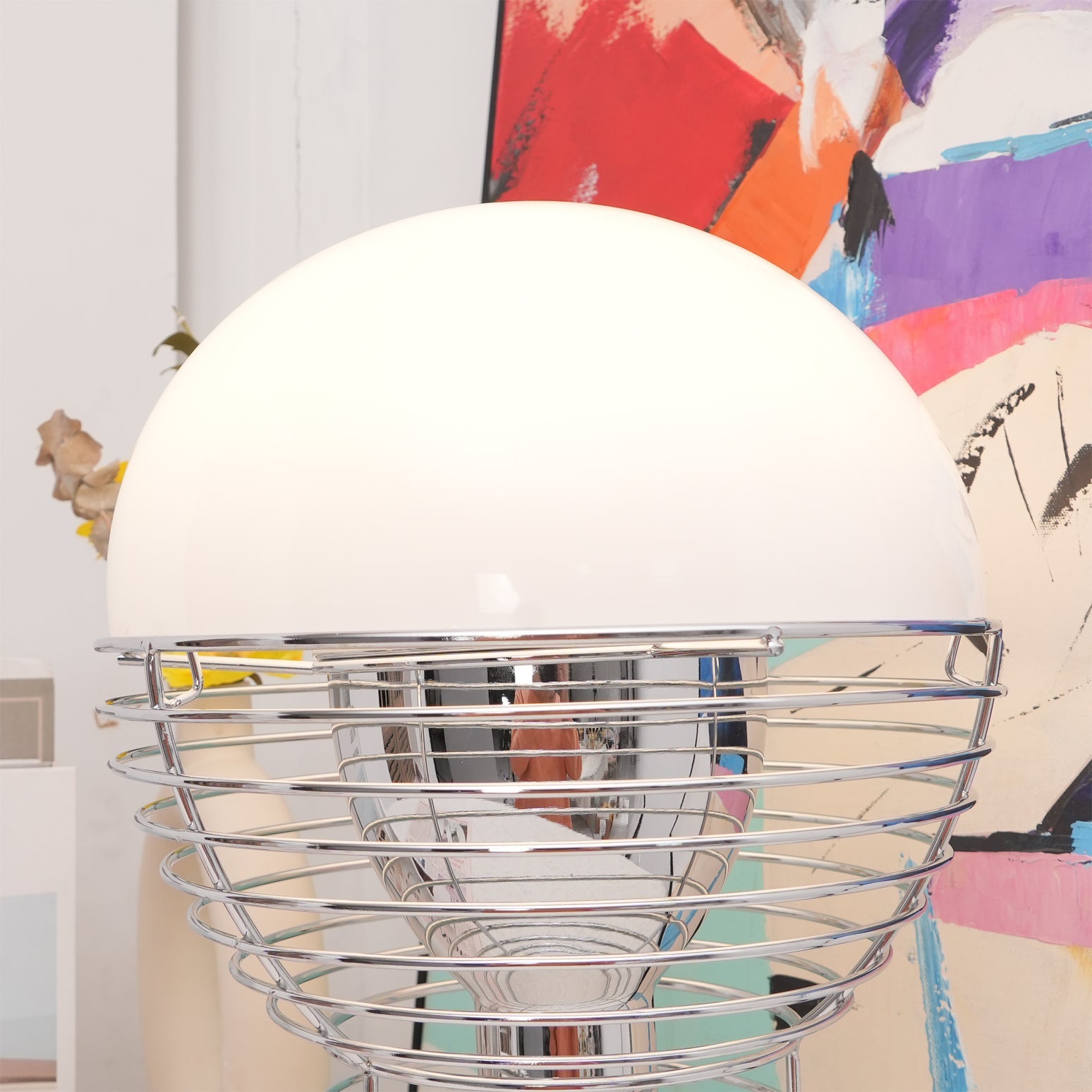 Modern Wire Table Lamp – Minimalist Design for Living Room, Bedside, or Desk 7