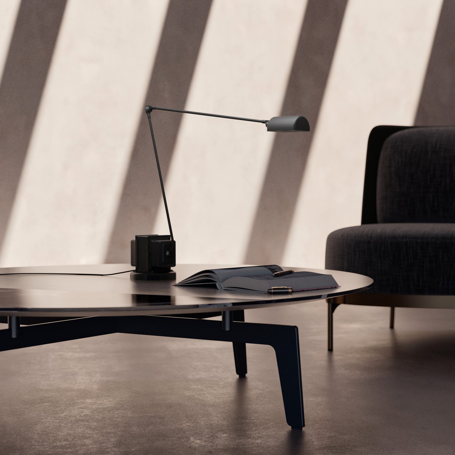 Adjustable Table Lamp with Dimming Feature and Rotating Diffuser - Modern Bedside or Desk Lamp 6