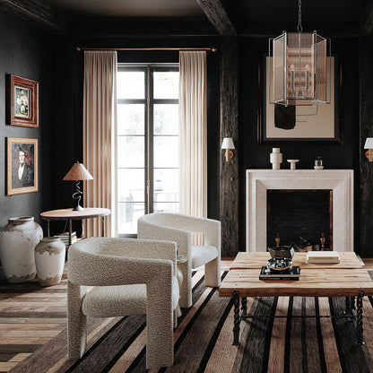 Zigzag Table Lamp with Rattan Shade – Unique Bedside or Desk Lamp for Living Room 8